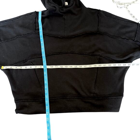 ALO Dimension Funnel Neck Hoodie Med Athlesiure Cozycore Normcore Ballet Grunge - Picture 11 of 11
